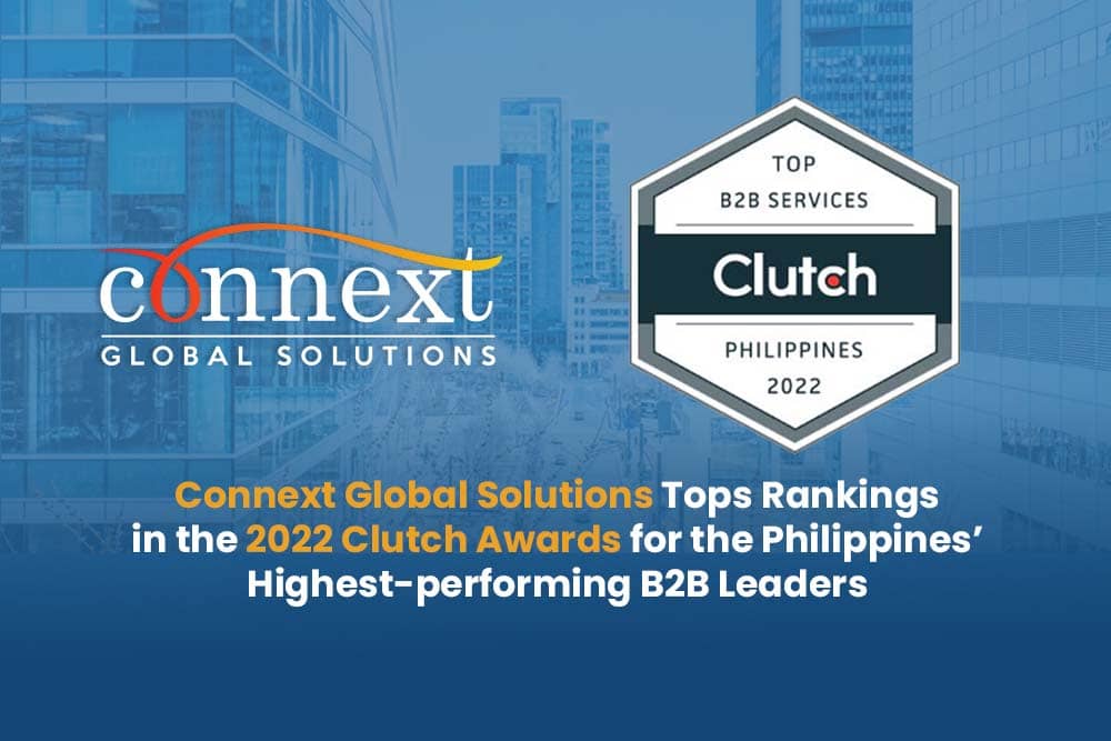 Connext Global Solutions Tops Rankings in the Clutch Leader Awards for the Philippines’ Highest-performing B2B Firms for 2022