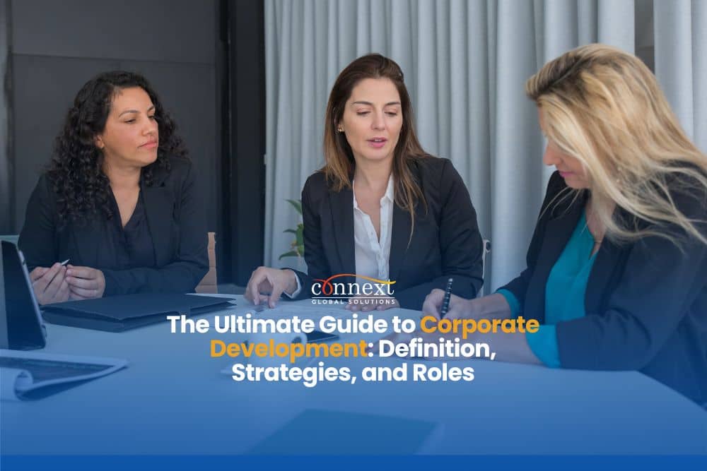 The-Ultimate-Guide-to-Corporate-Development-Definition-Strategies-and-Roles-women-in-a-meeting-wearing-corporate-attire-in-office
