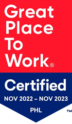 Certified great place to work