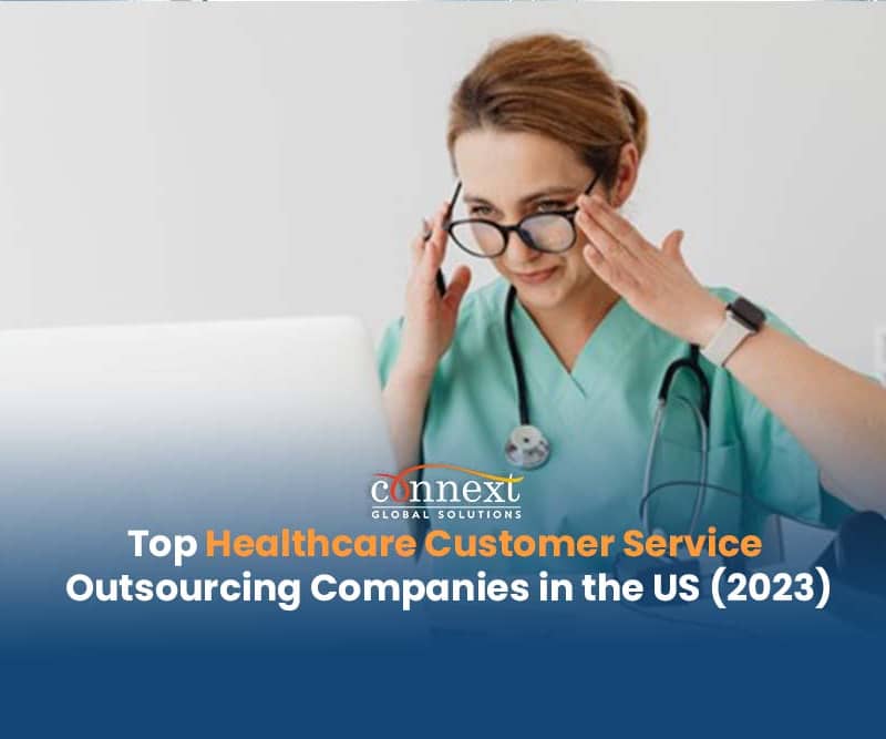 Top-Healthcare-Customer-Service-Outsourcing-Companies-in-the-US-2023-nurse-with-stethoscope-and-laptop