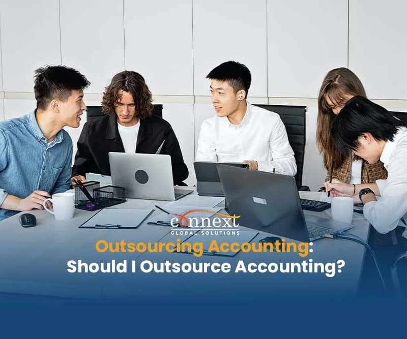 Accounting Outsourcing Should I Outsource Accounting Corporate meeting 5 people
