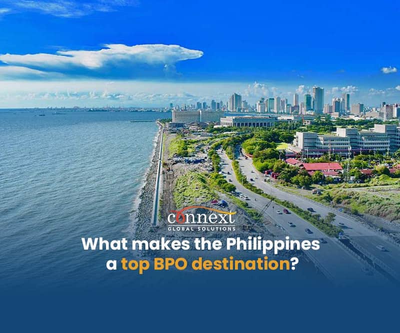 What makes the Philippines a top BPO destination cityscape shoreline city buildings