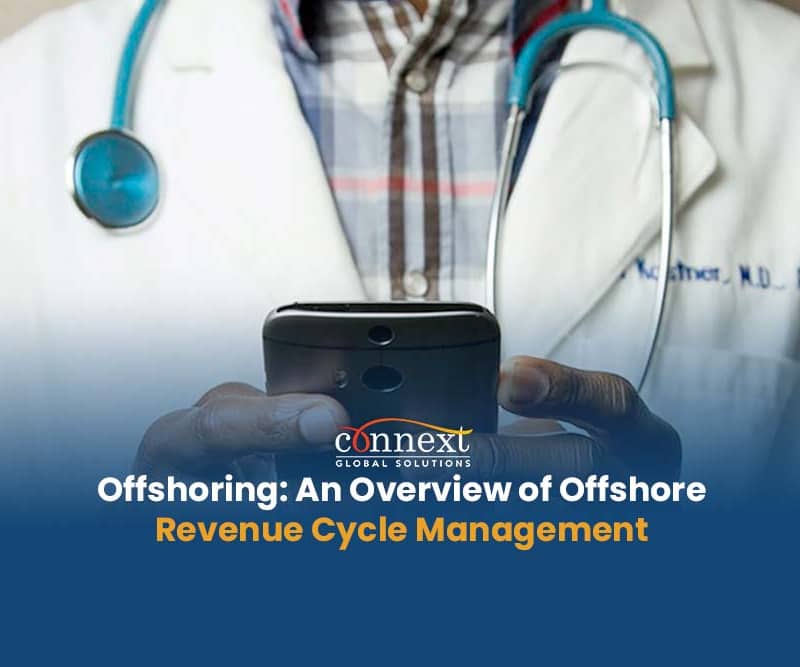 man wearing smock gown and stethoscope Offshoring An Overview of Offshore Revenue Cycle Management Functions