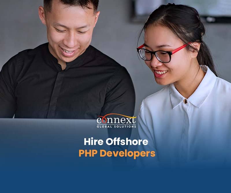 Offshore PHP Developers coding Asian web developer