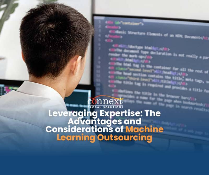 Leveraging-Expertise-The-Advantages-and-Considerations-of-Machine-Learning-Outsourcing-back-view-shot-of-a-man-working-on-his-computer