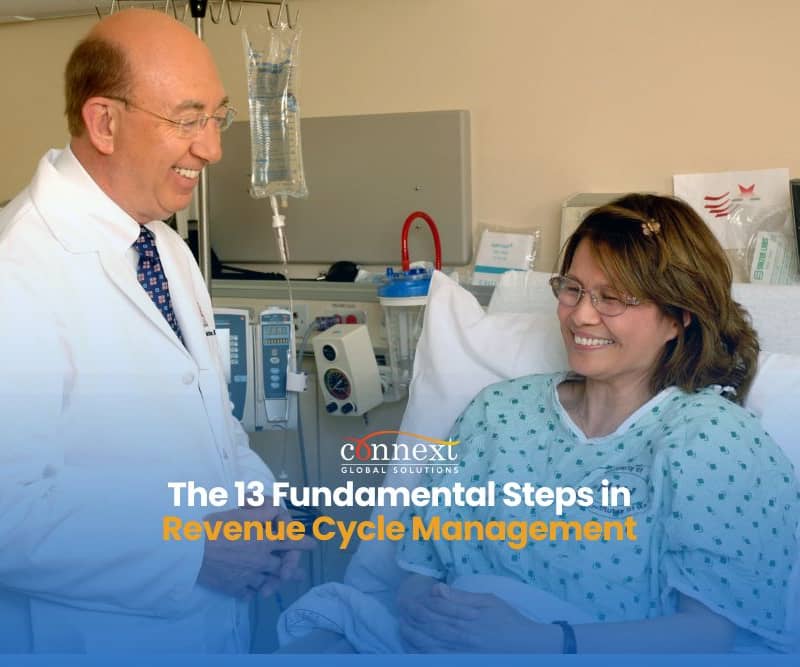 The-13-Fundamental-Steps-in-Revenue-Cycle-Management-smiling-doctor-with-patient-in-hospital-bed