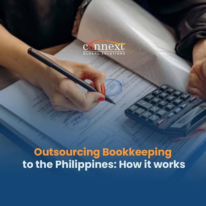 Outsourcing Bookkeeping to the Philippines How it works accountant with calculator